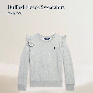 Ralph Lauren Polo Ruffled Fleece Sweatshirt